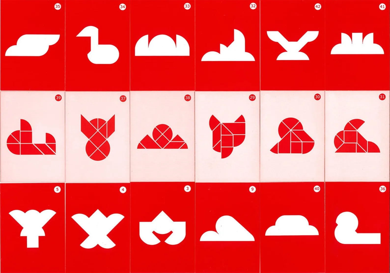 Heart Duo Wooden Tangram Puzzle Decor - Image 4