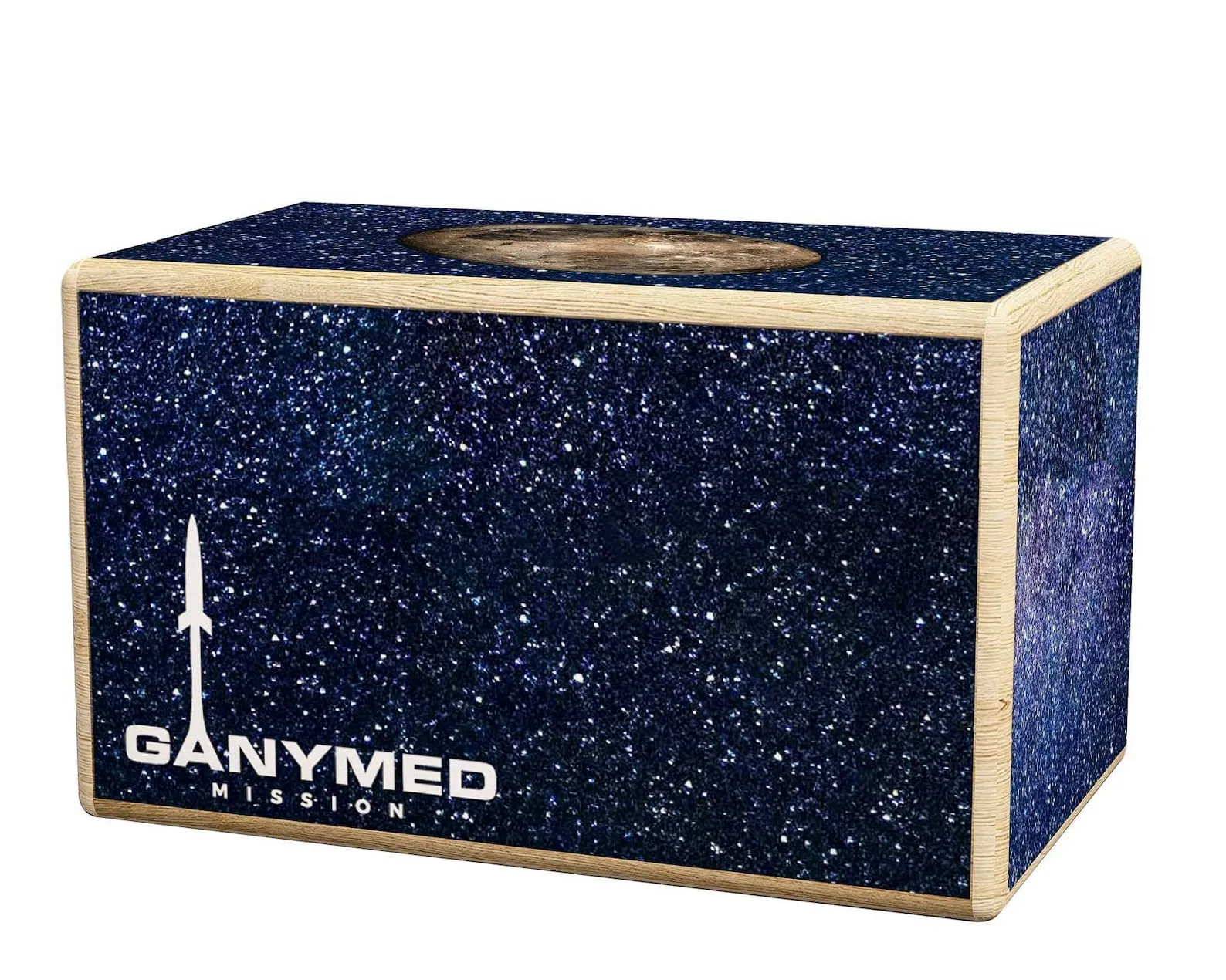 Ganymede Wooden Puzzle Box Shelf Decor - Image 2