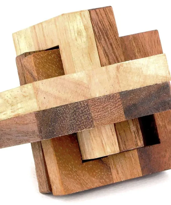 Vincian Knot Wooden Puzzle Decor