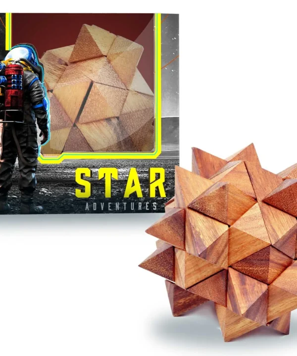 Ceres Orbit Wooden Puzzle Sculpture