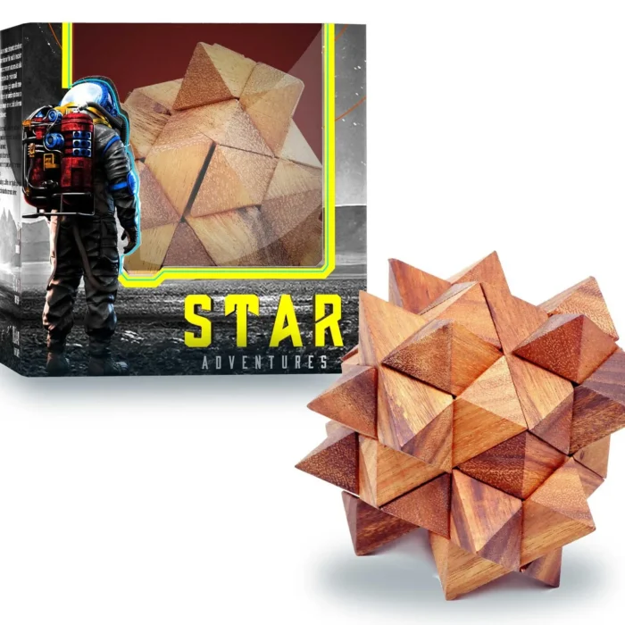 Ceres Orbit Wooden Puzzle Sculpture