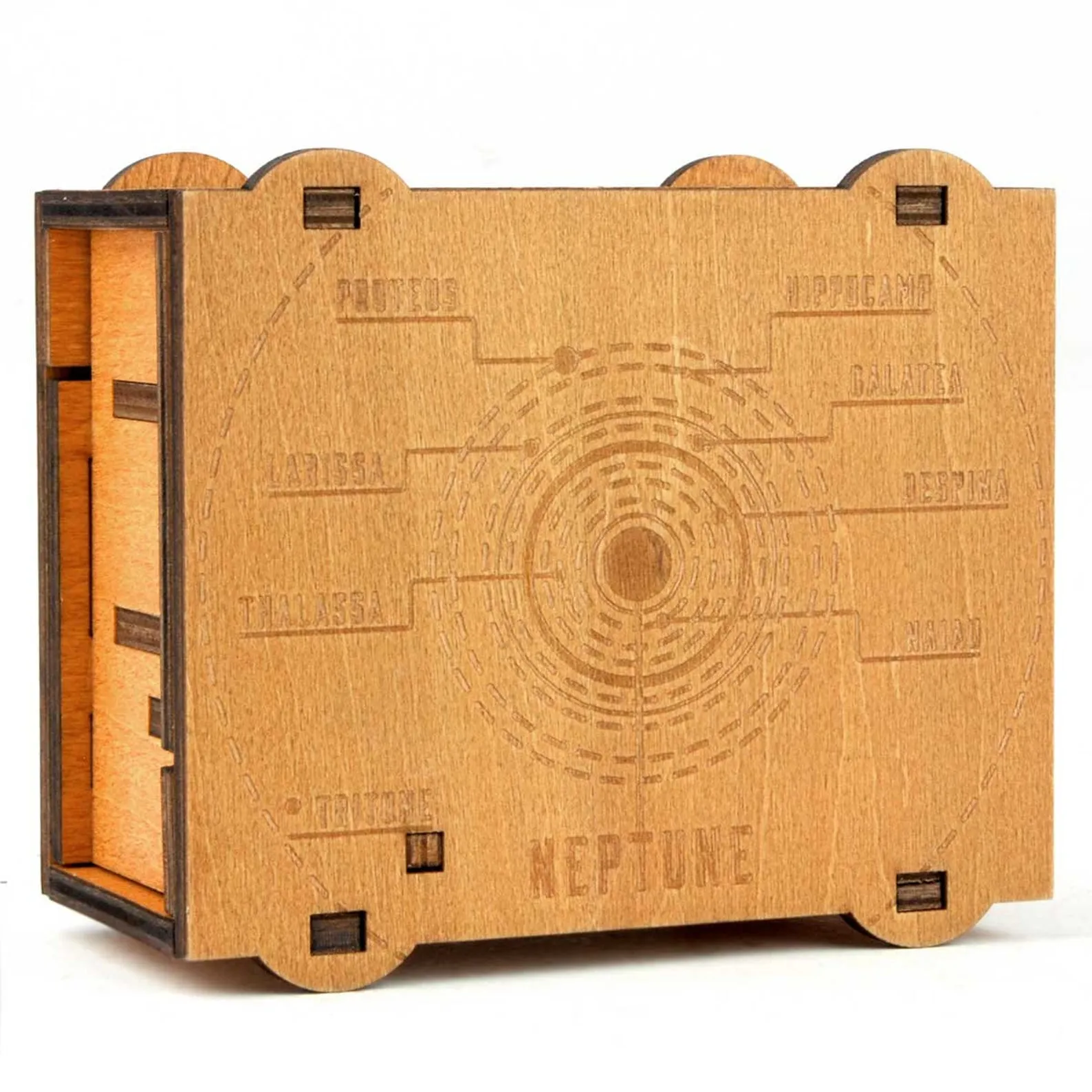 Neptune Wooden Secret Puzzle Box - Image 3