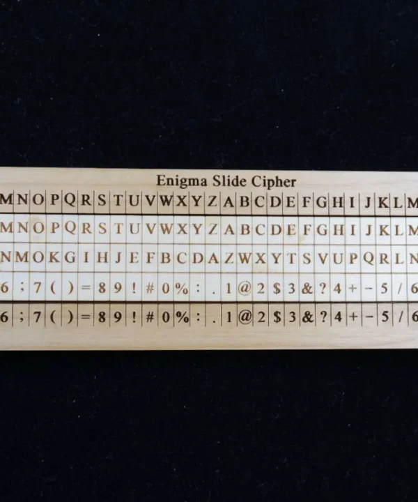 Enigma Style Sliding Cipher Puzzle Code Breaking Brain Teaser