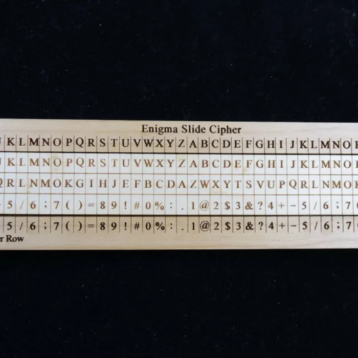 Enigma Style Sliding Cipher Puzzle Code Breaking Brain Teaser