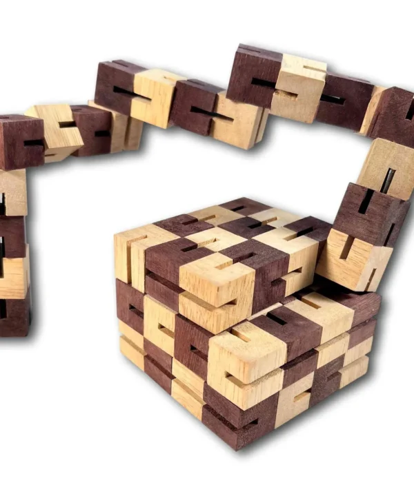 Shapeshifter Wooden Block Set With Sixty Four Pieces